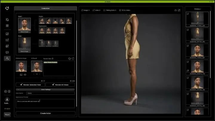 حفظ ثبات ظاهر شخصیت با AI Actor در AI Studio